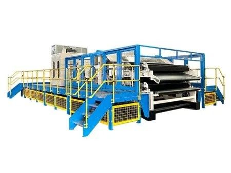 60 m/min - 80 m/min Máquina de cardado de doble cilindro para perforar tarjetas textiles