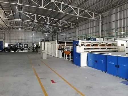 Máquina de unión térmica de fibras de poliéster de baja fusión de tapa blanda línea de producción de máquina de vendaje